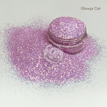 Load image into Gallery viewer, Glowja Cat - Glow in the dark glitter - Bouji Panda - Stay Bouji - Tumbler Glitter