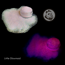 Load image into Gallery viewer, little glowmaid - Glow in the dark glitter - Bouji Panda - Stay Bouji - Tumbler Glitter