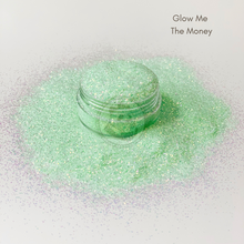 Load image into Gallery viewer, Glow Me the Money - Glow in the dark glitter - Bouji Panda - Stay Bouji - Tumbler Glitter