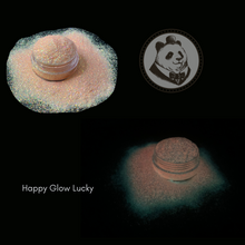 Load image into Gallery viewer, Happy glow Lucky - Glow in the dark glitter - Bouji Panda - Stay Bouji - Tumbler Glitter