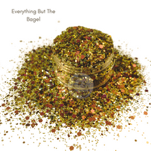 Load image into Gallery viewer, stay bouji - everything but the bagel thicc glitter