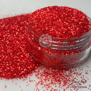 Drop red gorgeous - stay bouji - tumbler glitter