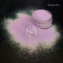 Load image into Gallery viewer, Glowja Cat - Glow in the dark glitter - Bouji Panda - Stay Bouji - Tumbler Glitter
