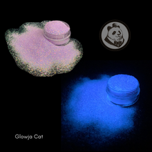 Load image into Gallery viewer, Glowja Cat - Glow in the dark glitter - Bouji Panda - Stay Bouji - Tumbler Glitter
