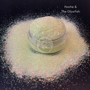 Hootie and the Glowfish glitter - Glow in the dark glitter - Bouji Panda - Stay Bouji - Tumbler Glitter